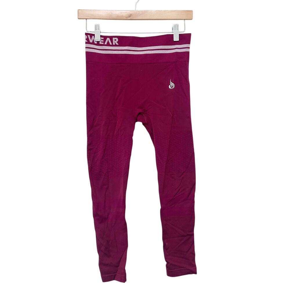 Ryderwear Maroon Seamless Leggings Sz S